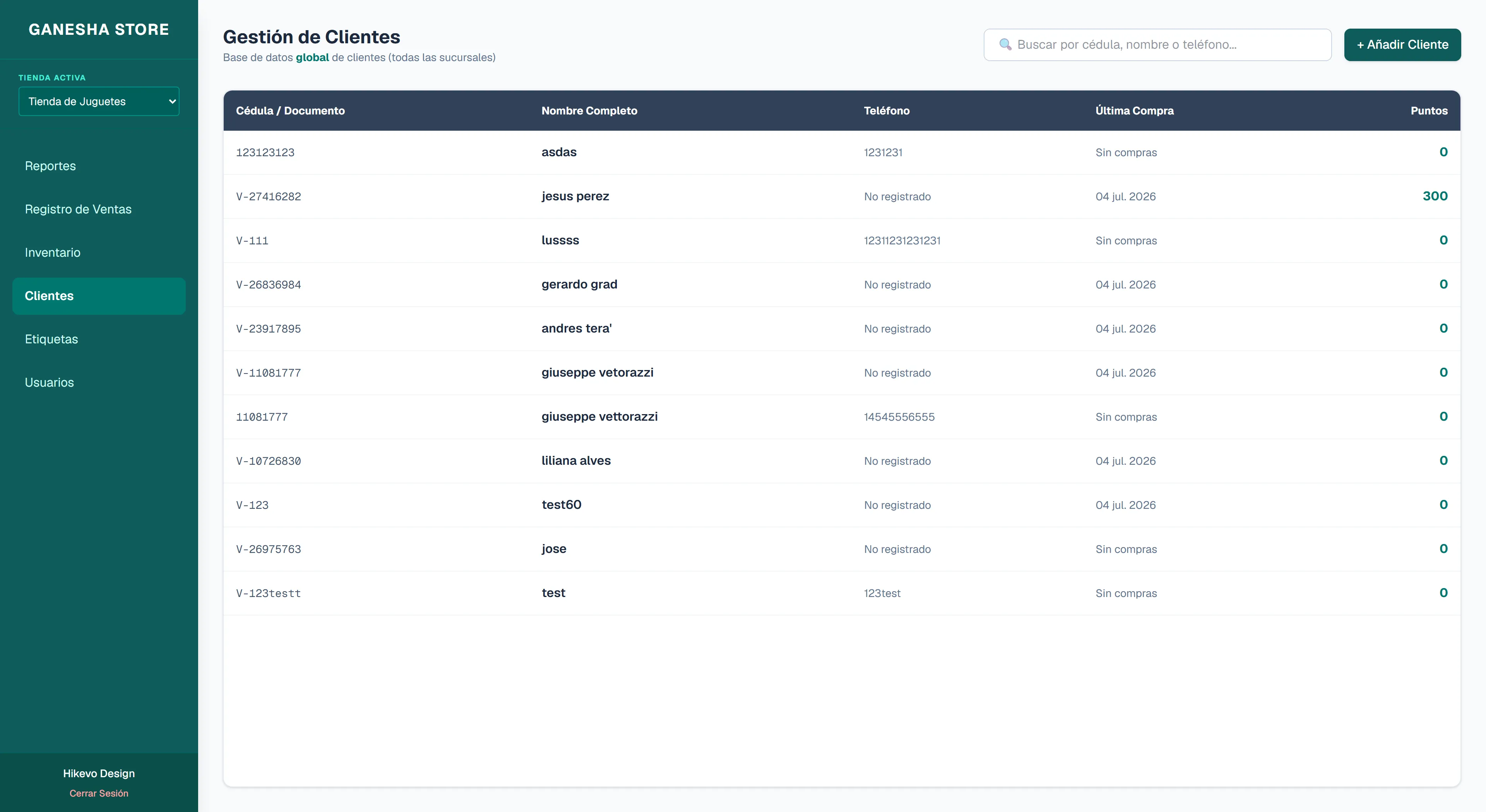 Panel POS de Ganesha (3): ventas, inventario y estadísticas