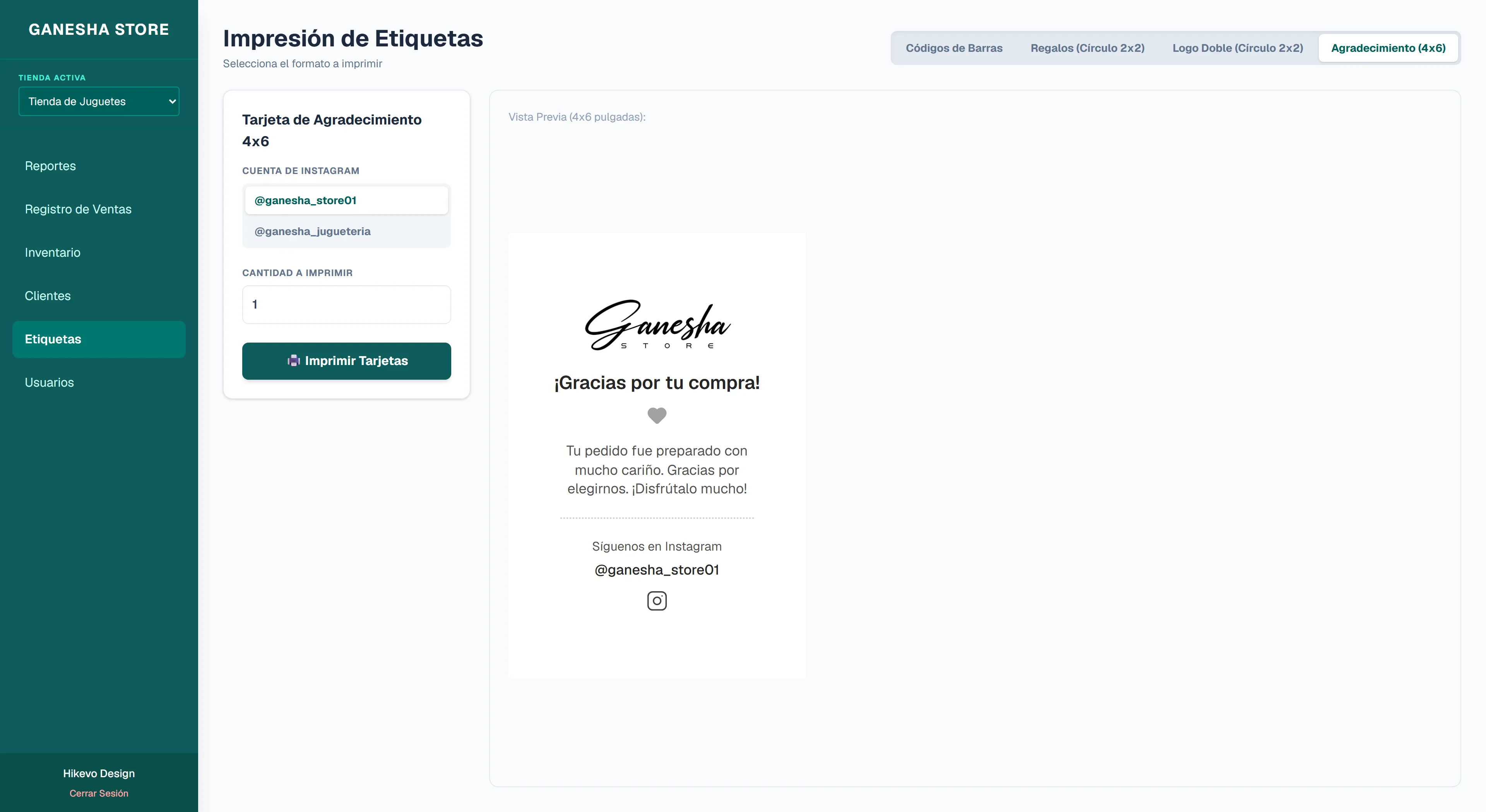 Panel POS de Ganesha (4): ventas, inventario y estadísticas