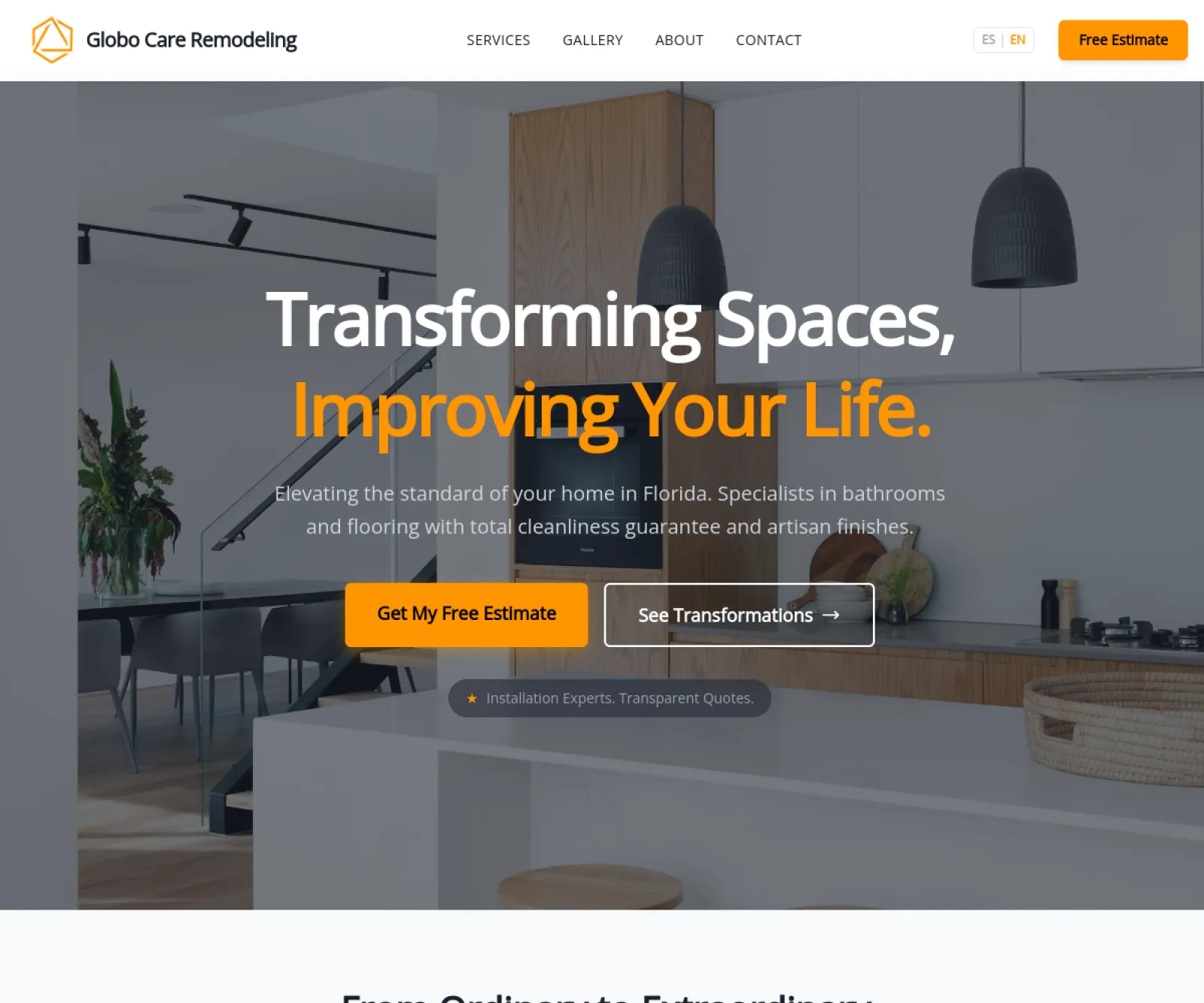 Globo Care Remodeling — Desarrollo Web + SEO Local